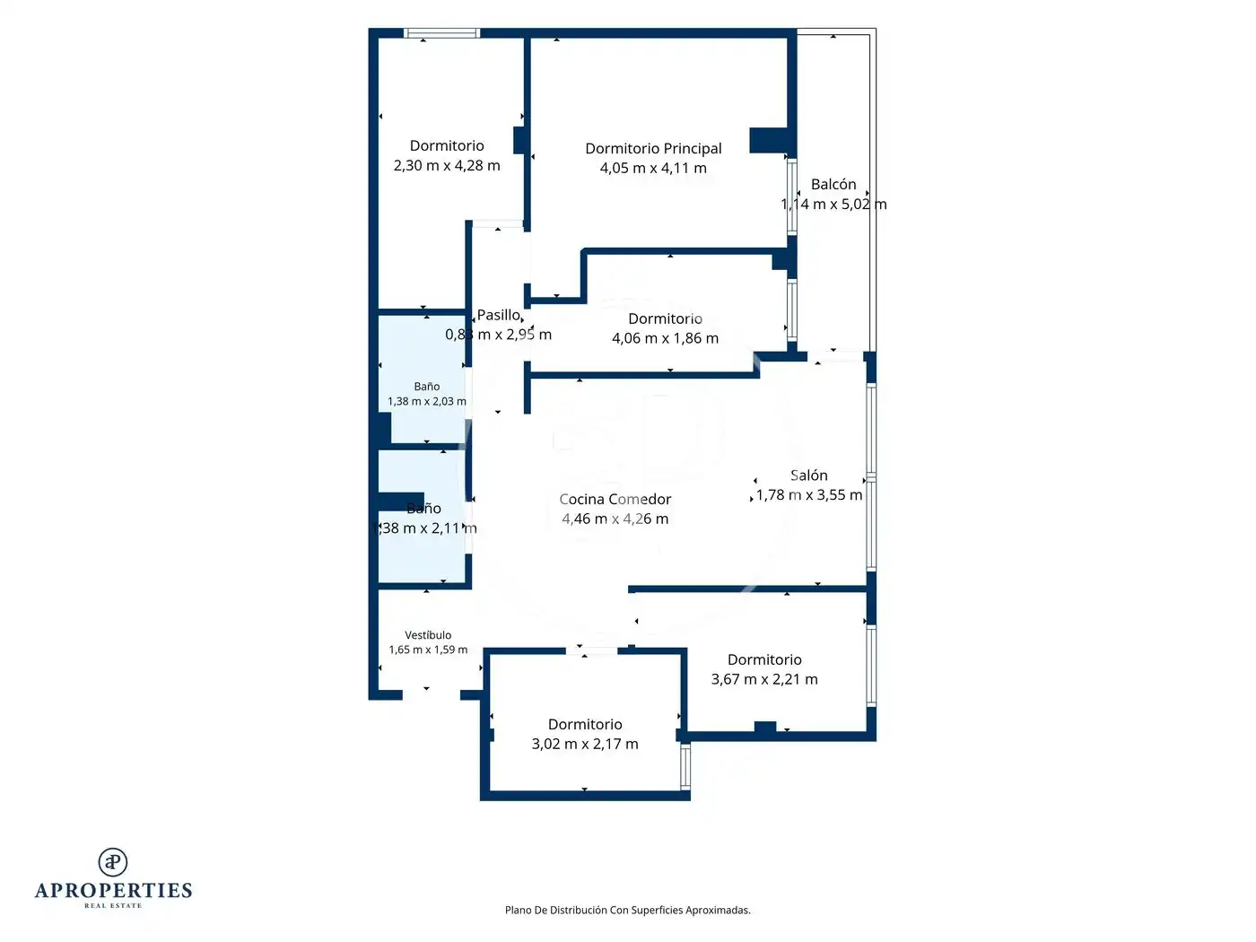 Flat for rent in Valencia  with Air Conditioner, Heating and Furnished