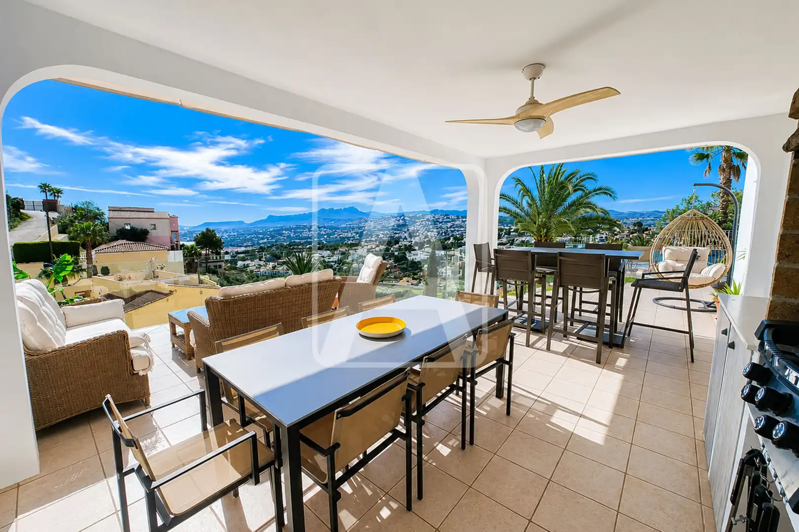 Terrace of Houses for sale in Moraira  with Air Conditioner, Heating and Private garden