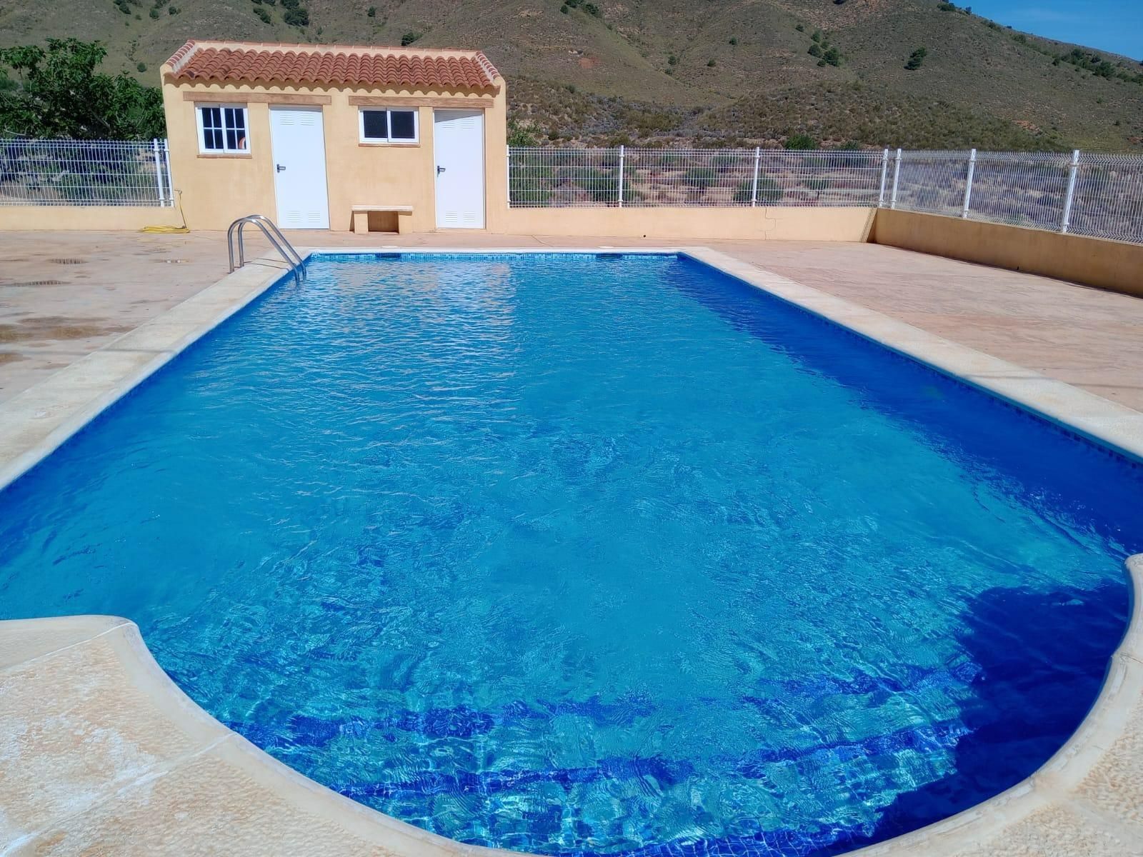 Piscina de Finca rústica en venda en Mazarrón amb Aire condicionat, Calefacció i Traster