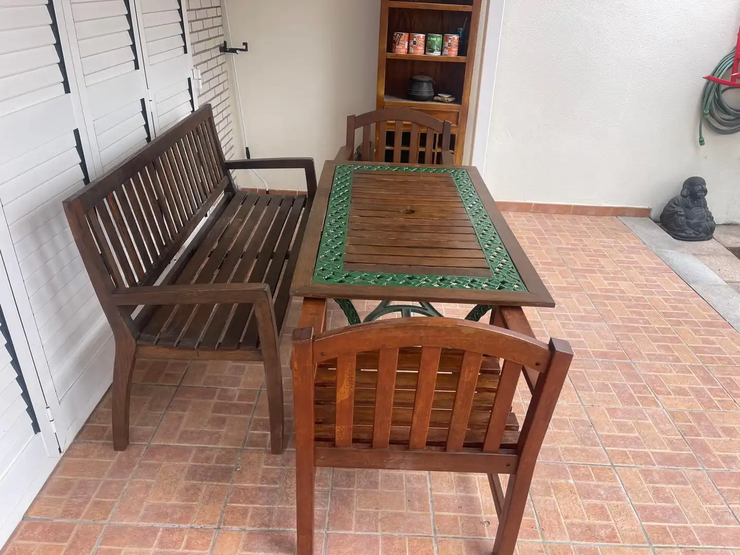 Terraza de Casa adosada de alquiler en Benicasim / Benicàssim con Aire acondicionado, Calefacción y Jardín privado