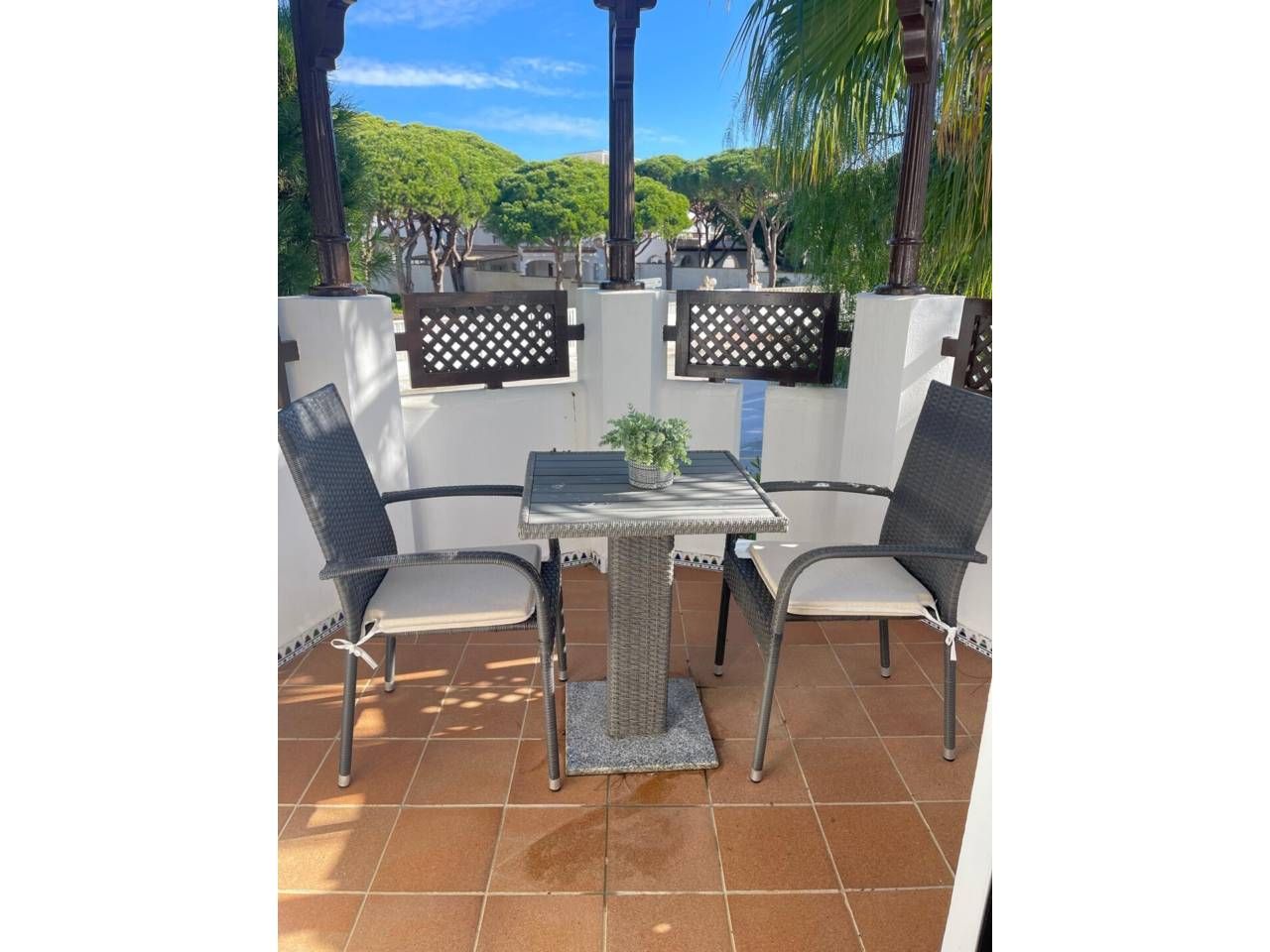 Terrace of Apartment to rent in Chiclana de la Frontera  with Air Conditioner, Terrace and Furnished