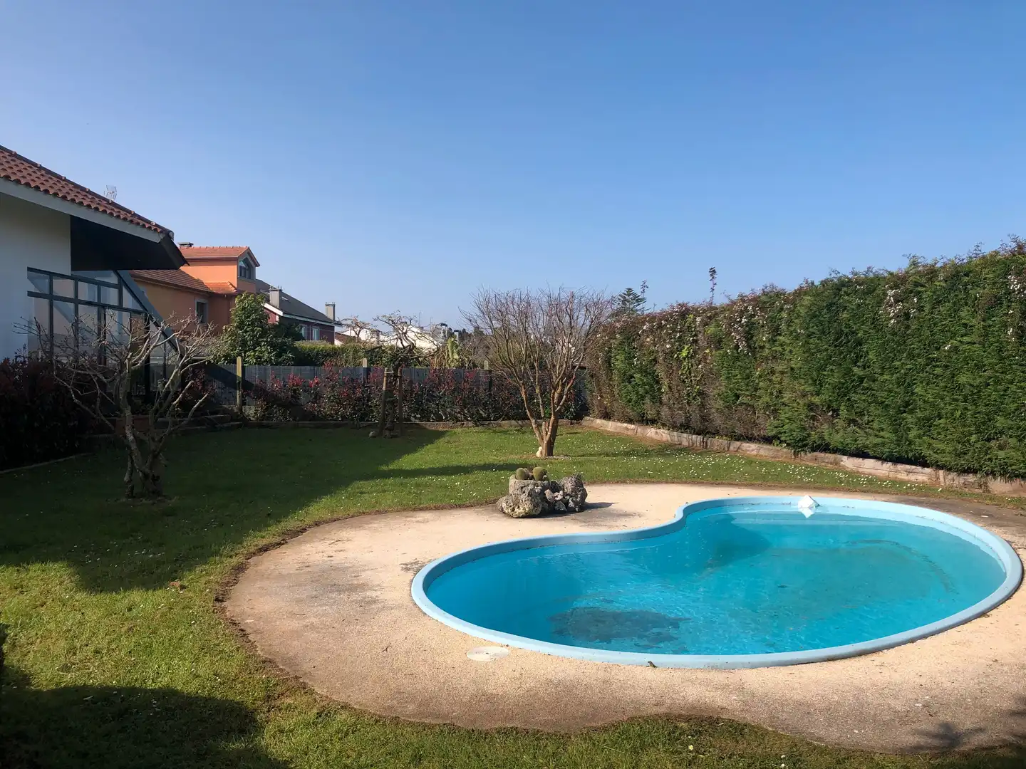 Schwimmbecken von Haus oder Chalet zum Verkauf in Oleiros mit Privatgarten, Parkett und Terrasse