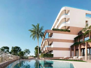 Apartament amb piscina en venda a Playa Bahía Dorada