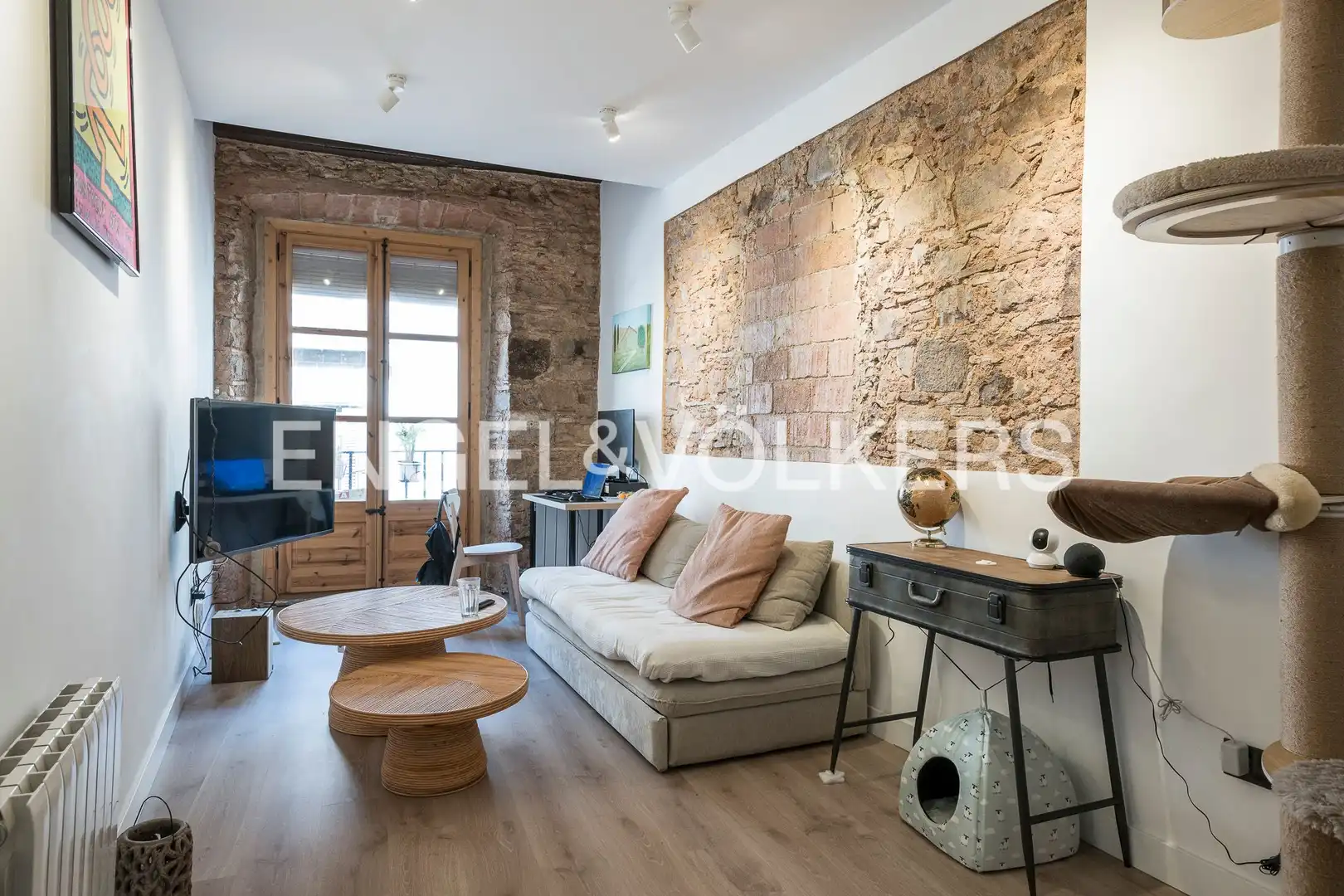 Sala d'estar de Pis en venda en Barcelona amb Calefacció
