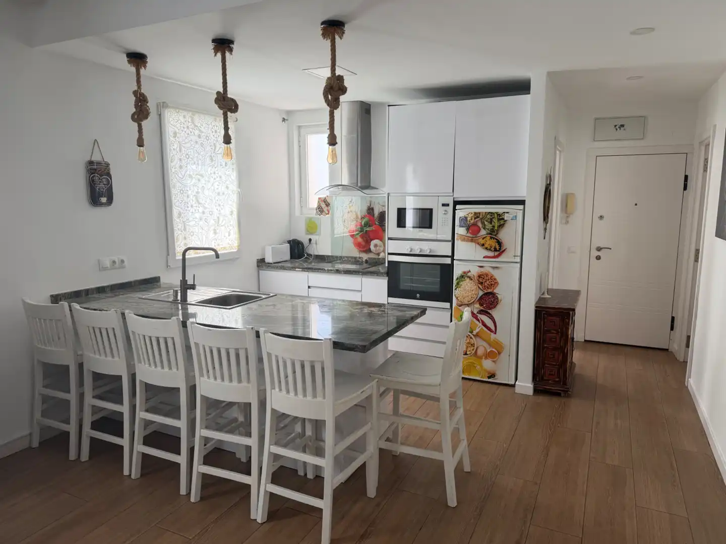 Cocina de Piso de alquiler en Málaga con Aire acondicionado, Calefacción y Amueblado