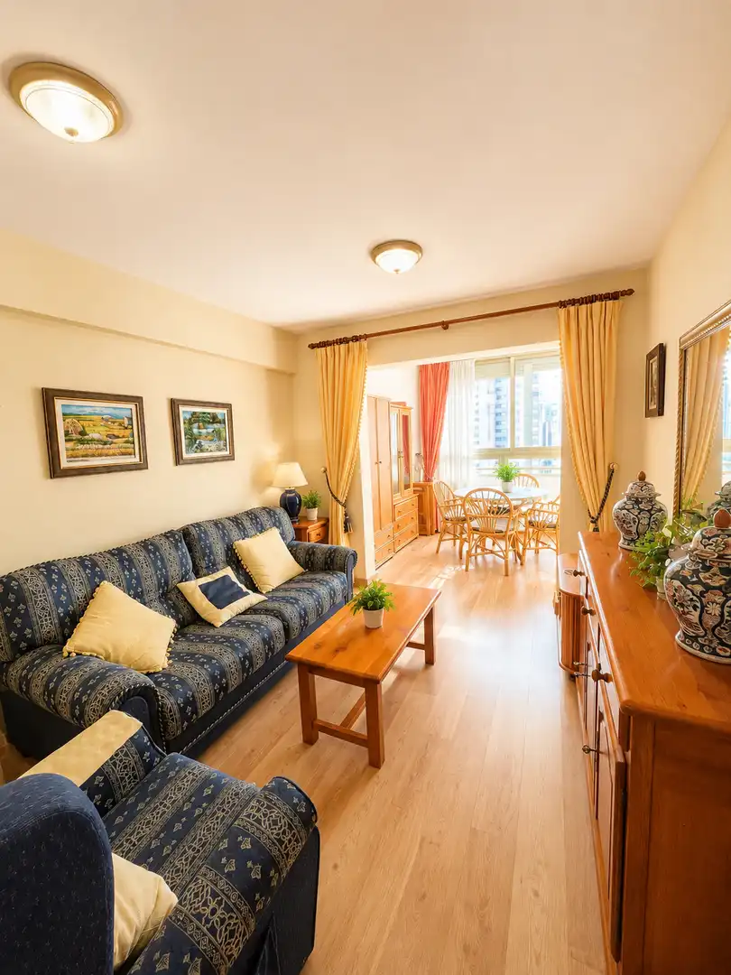 Sala d'estar de Apartament en venda en Benidorm amb Terrassa i Moblat