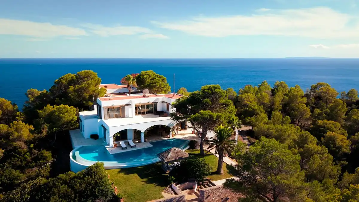 Jardí de Casa o xalet en venda en Santa Eulària des Riu amb Aire condicionat, Calefacció i Jardí privat