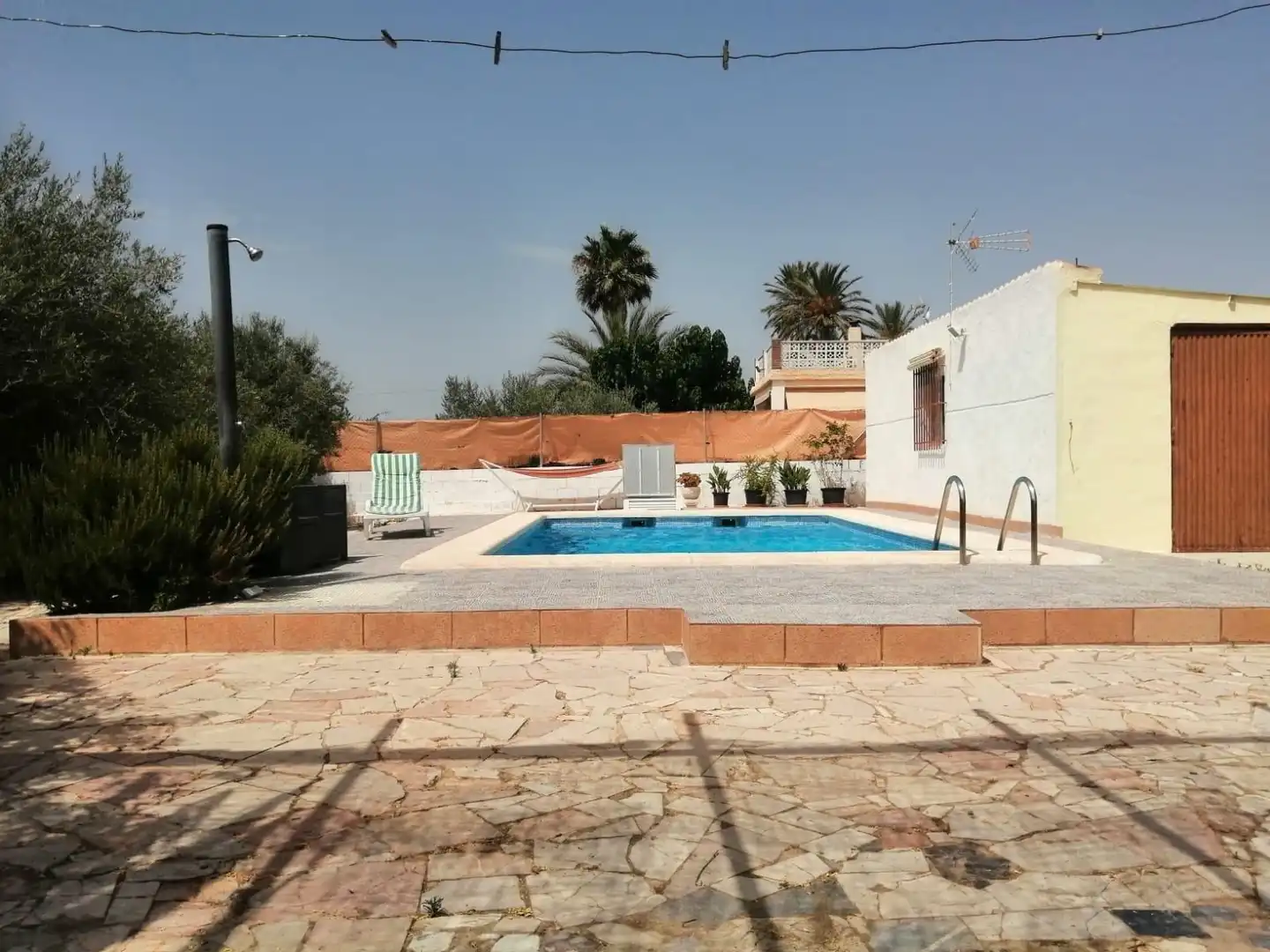 Piscina de Casa adosada en venda en Elche / Elx amb Calefacció, Jardí privat i Terrassa