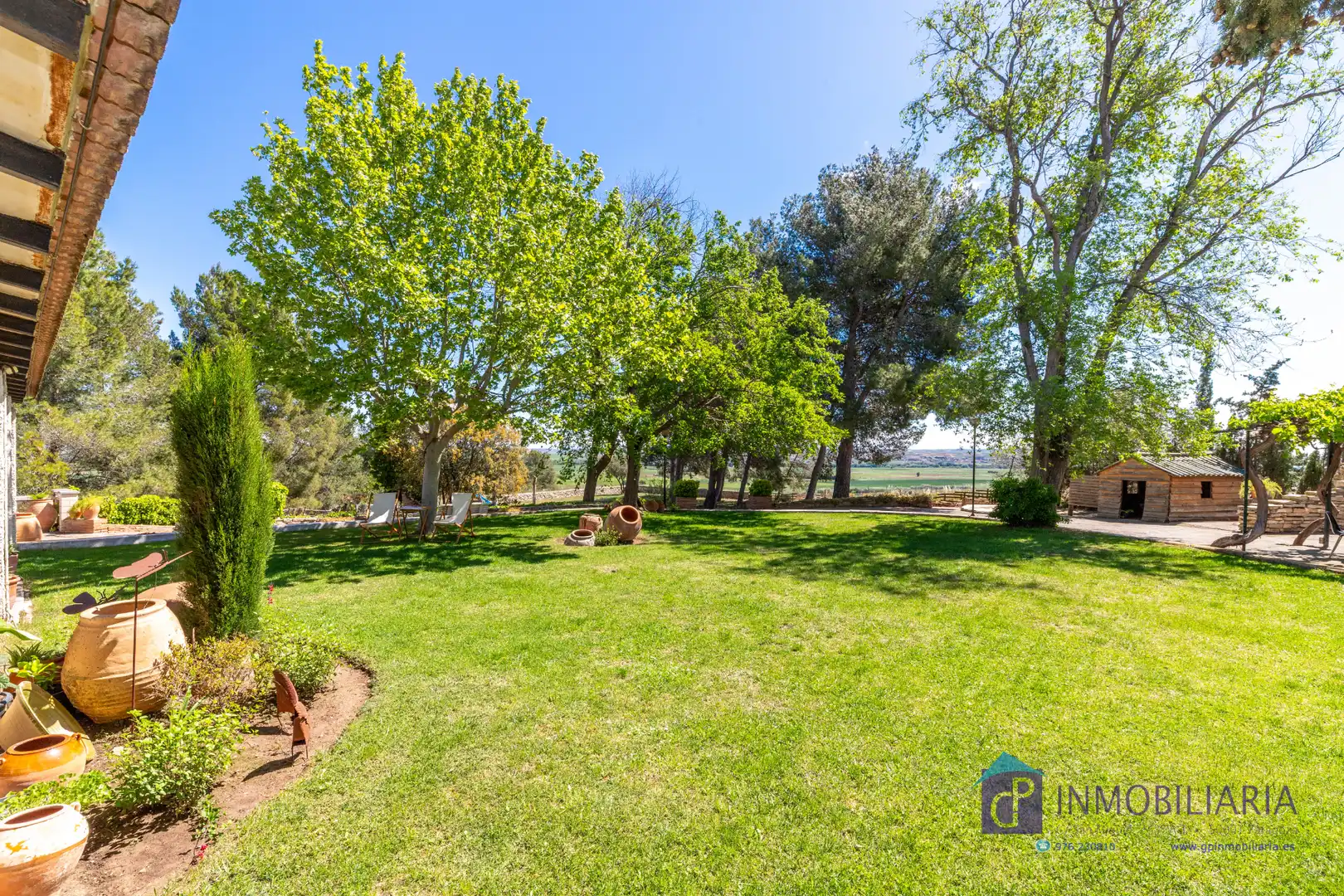 Jardín de Casa o chalet en venta en Quinto con Aire acondicionado, Calefacción y Jardín privado