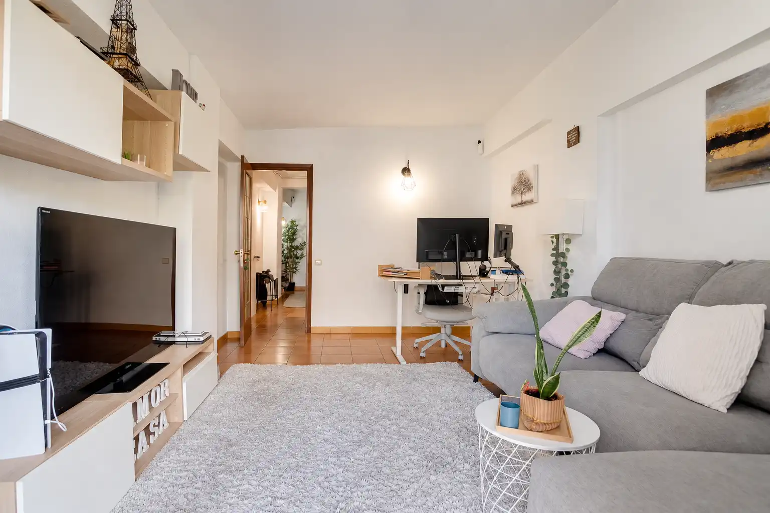 Sala de estar de Piso en venta en Sant Martí