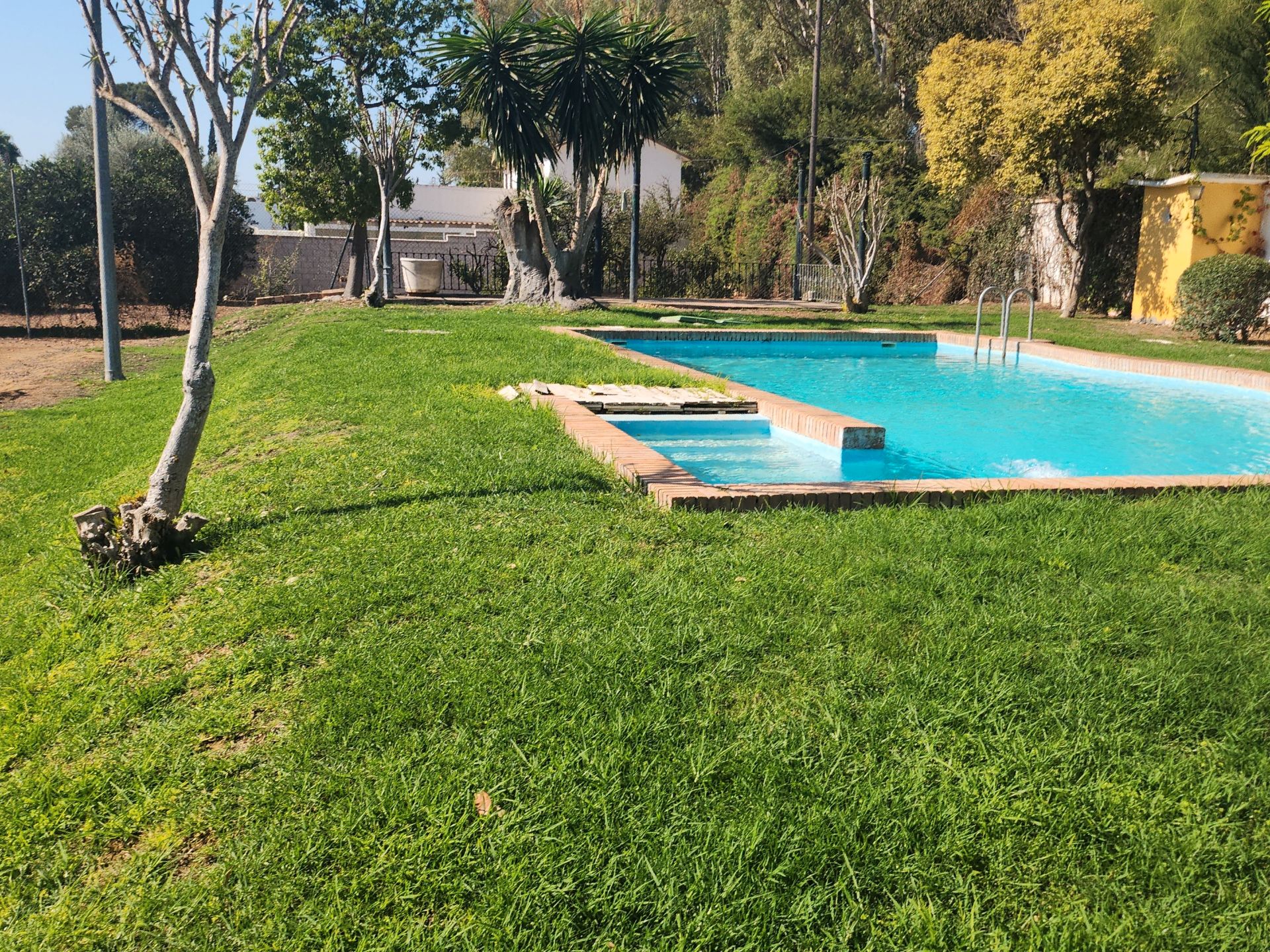 Piscina de Casa o chalet en venta en Alcalá de Guadaira con Jardín privado, Terraza y Trastero