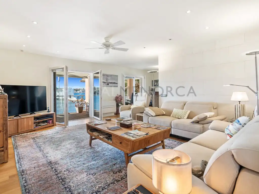Sala de estar de Casa o chalet en venta en Maó - Mahón con Aire acondicionado, Terraza y Piscina