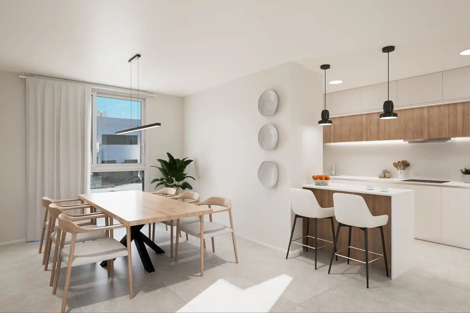 Comedor de Casa adosada en venta en Pilar de la Horadada
