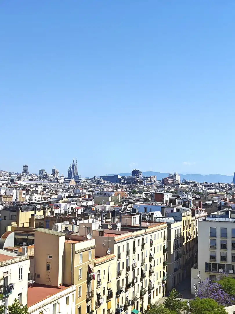 Vista exterior de Piso en venta en Barcelona con Aire acondicionado, Calefacción y Parquet