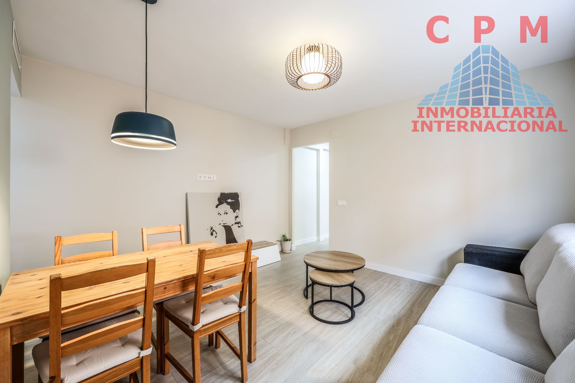 Sala d'estar de Àtic de lloguer en  Madrid Capital amb Aire condicionat, Calefacció i Parquet