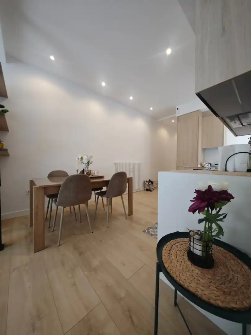 Dining room of Flat for sale in Madrid  with Air Conditioner, Heating and Furnished