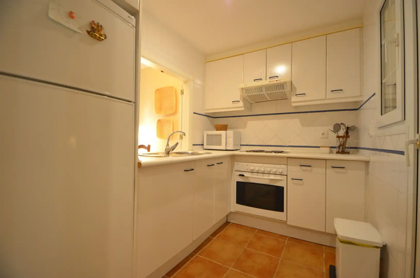 Cocina de Apartamento en venta en Ayamonte con Terraza, Amueblado y Piscina comunitaria