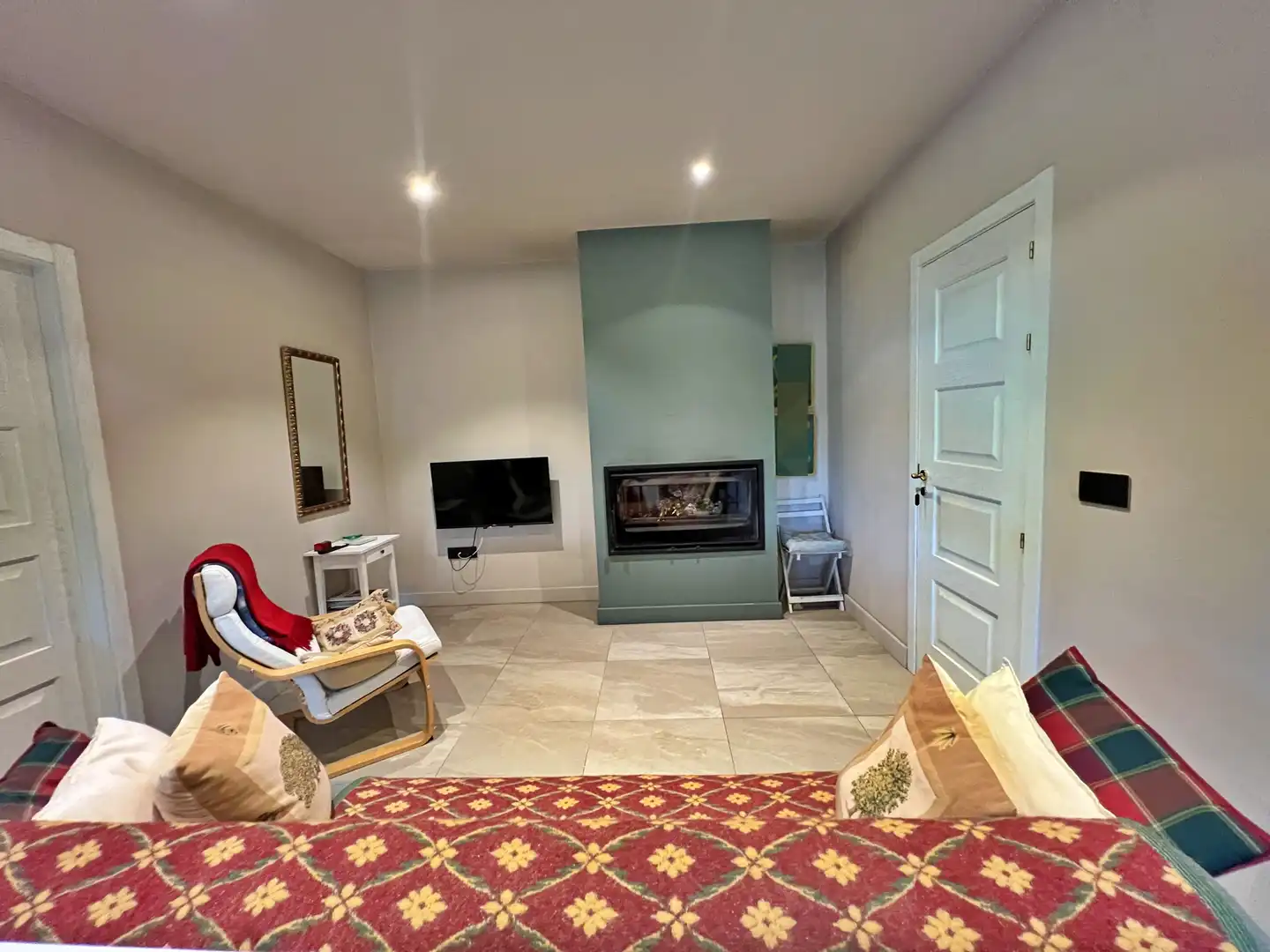 Sala de estar de Casa o chalet en venta en Lugo con Aire acondicionado, Calefacción y Jardín privado