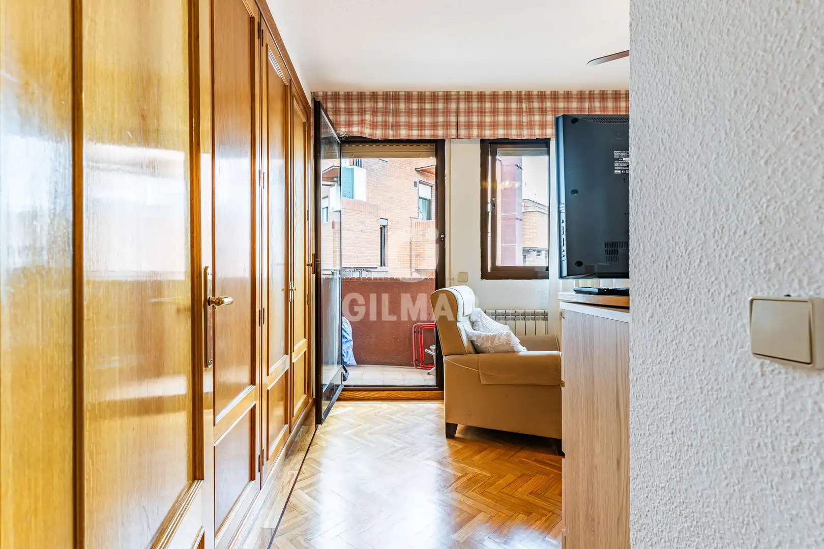 Schlafzimmer von Wohnung zum Verkauf in Madrid mit Heizung und Balkon