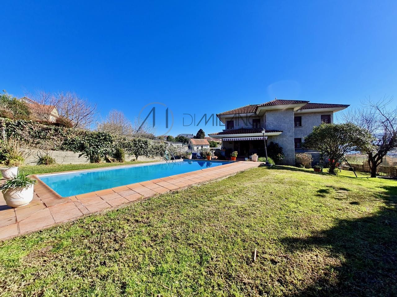 Jardí de Casa o xalet en venda en Moaña amb Calefacció, Jardí privat i Terrassa