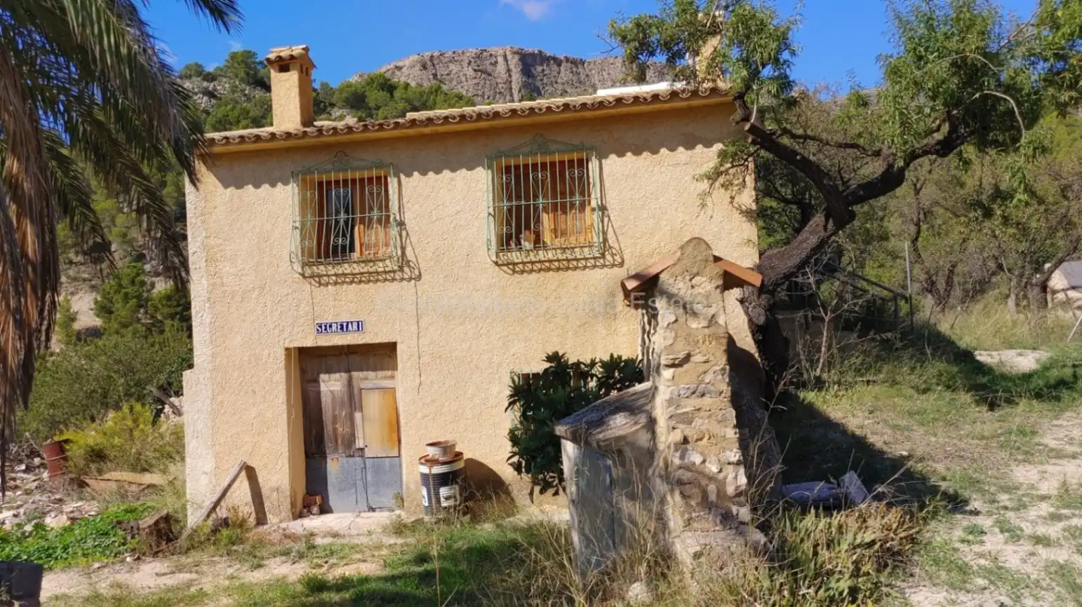Vista exterior de Casa o xalet en venda en Benimantell amb Terrassa
