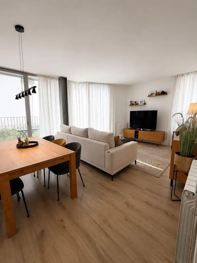 Living room of Flat for sale in  Palma de Mallorca  with Air Conditioner, Private garden and Terrace