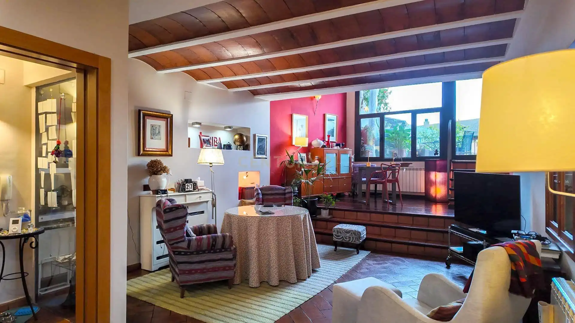 Sala d'estar de Casa adosada en venda en Cáceres amb Aire condicionat, Forn i Rentadora