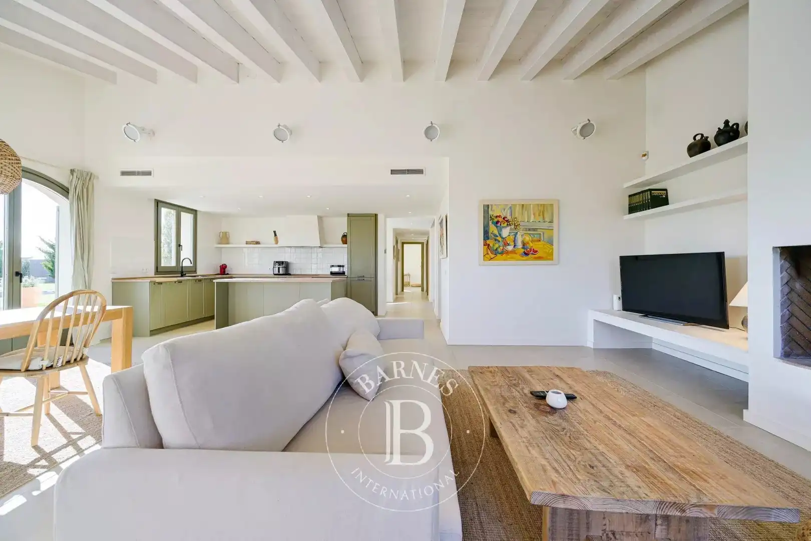 Living room of Country homes for sale in Cassà de la Selva  with Heating, Terrace and Furnished