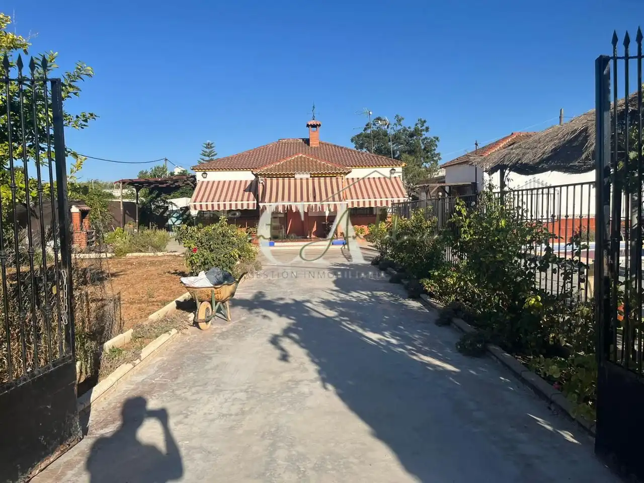 Vista exterior de Casa o chalet en venta en Puente Genil con Aire acondicionado, Jardín privado y Terraza