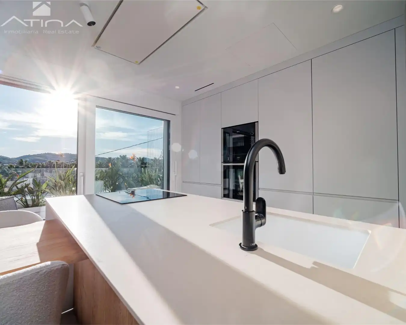 Cocina de Ático en venta en Jávea / Xàbia con Aire acondicionado, Calefacción y Jardín privado
