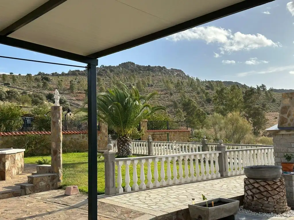 Terrassa de Casa o xalet en venda en Magacela amb Jardí privat, Terrassa i Piscina