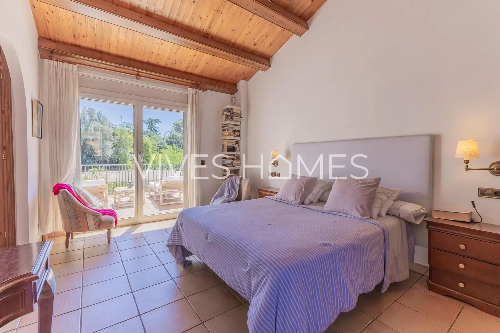 Dormitori de Casa o xalet en venda en Sant Vicenç de Montalt amb Aire condicionat, Calefacció i Jardí privat