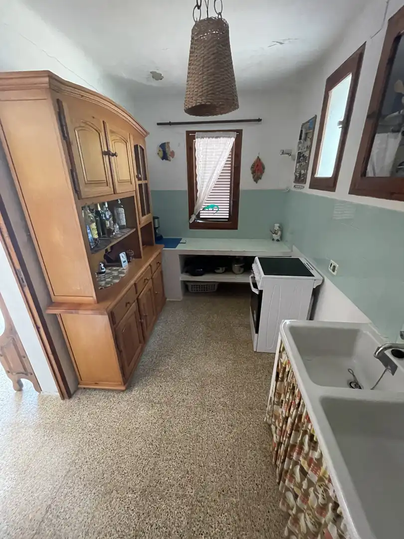 Cuina de Casa o xalet en venda en Formentera amb Jardí privat, Terrassa i Piscina