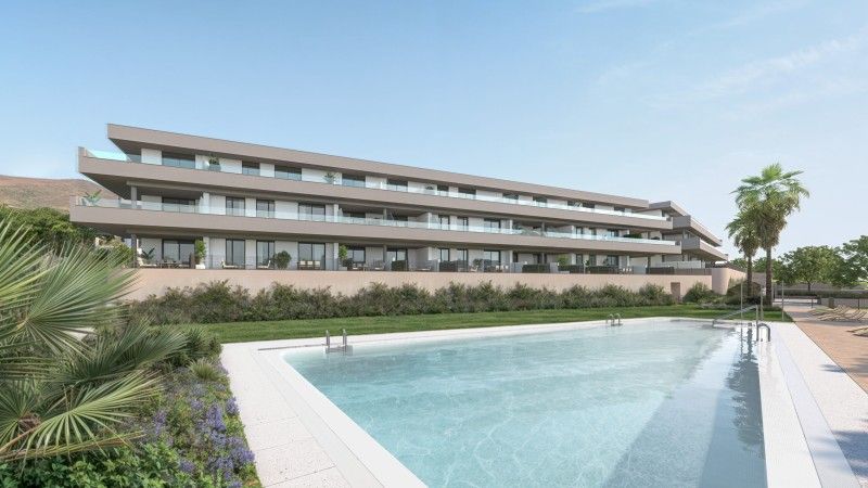 Exterior view of Flat for sale in Estepona  with Terrace, Storage room and Swimming Pool