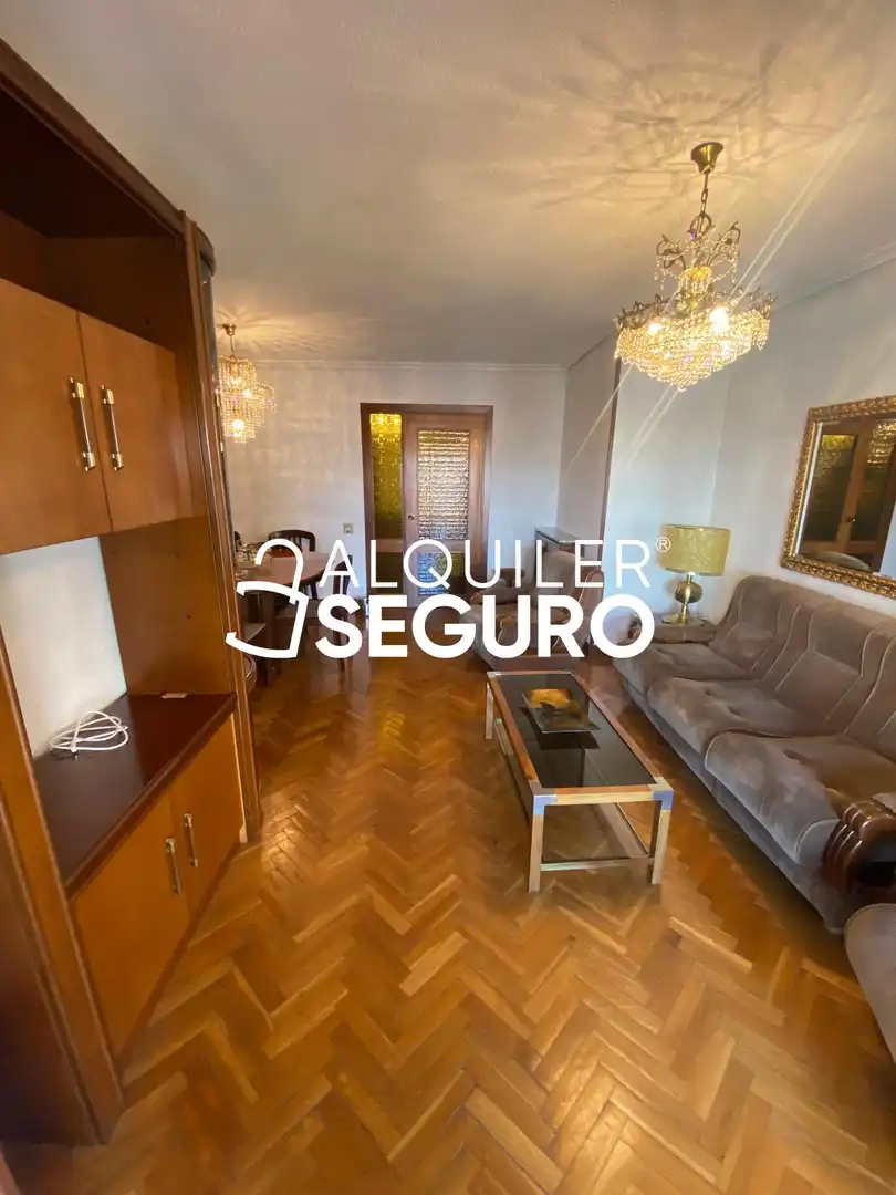 Sala d'estar de Pis de lloguer en Guadalajara amb Aire condicionat, Calefacció i Terrassa