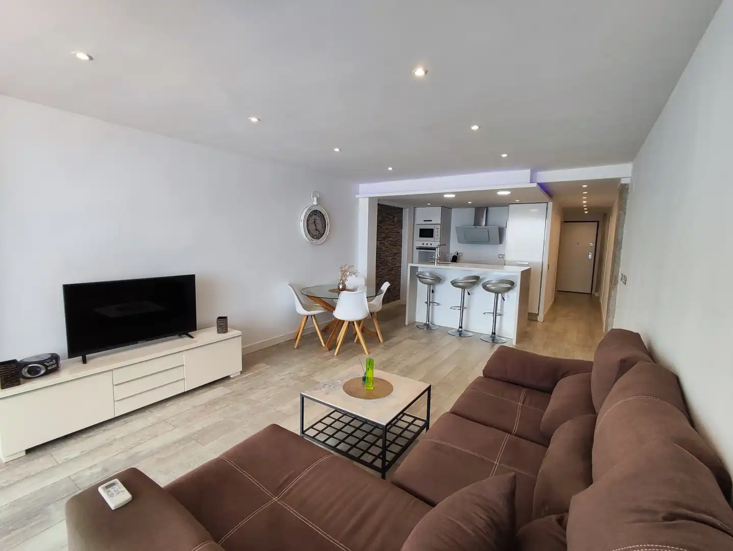 Sala de estar de Piso de alquiler en Benidorm con Aire acondicionado, Amueblado y Horno