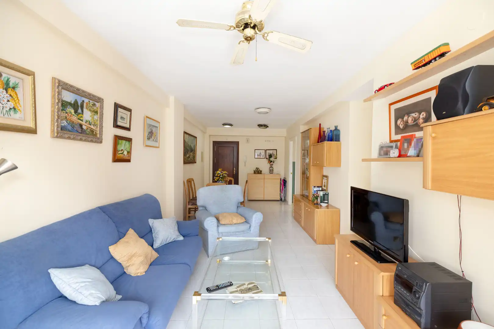 Living room of Flat for sale in Marbella  with Community pool