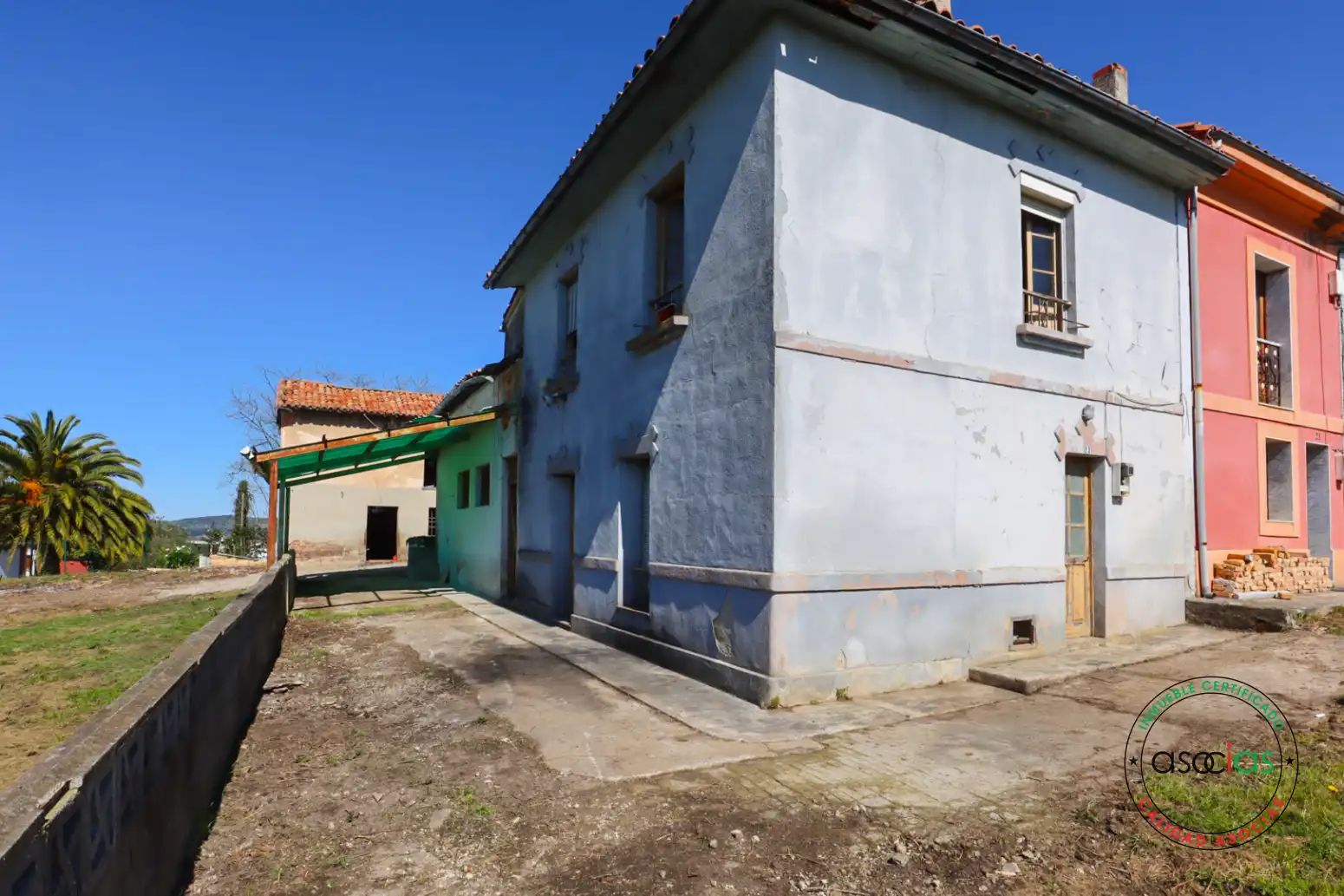 Vista exterior de Casa o xalet en venda en Siero amb Traster