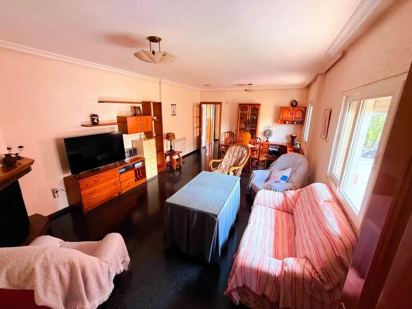 Sala de estar de Casa o chalet en venta en Torre-Pacheco con Terraza, Trastero y Amueblado