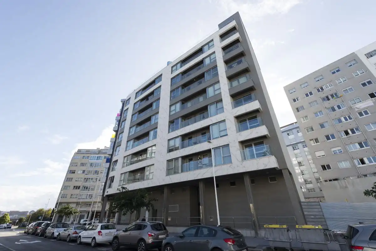 Exterior view of Flat for sale in A Coruña Capital   with Heating, Terrace and Storage room