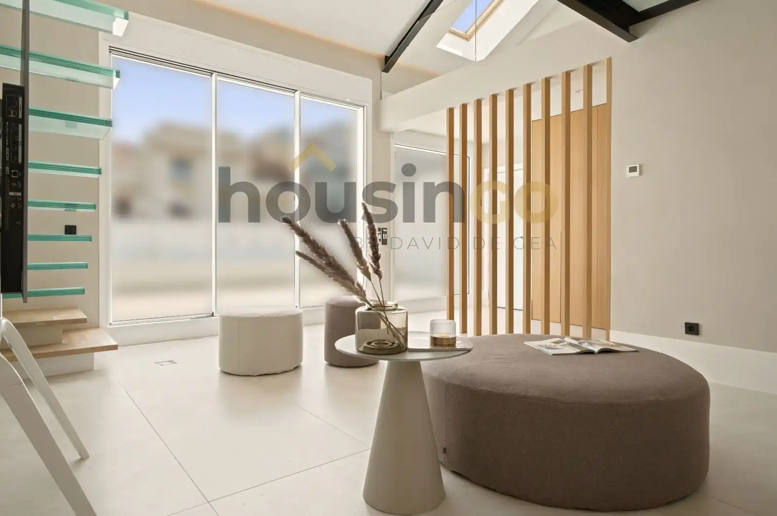 Sala de estar de Ático en venta en Madrid con Aire acondicionado, Calefacción y Terraza