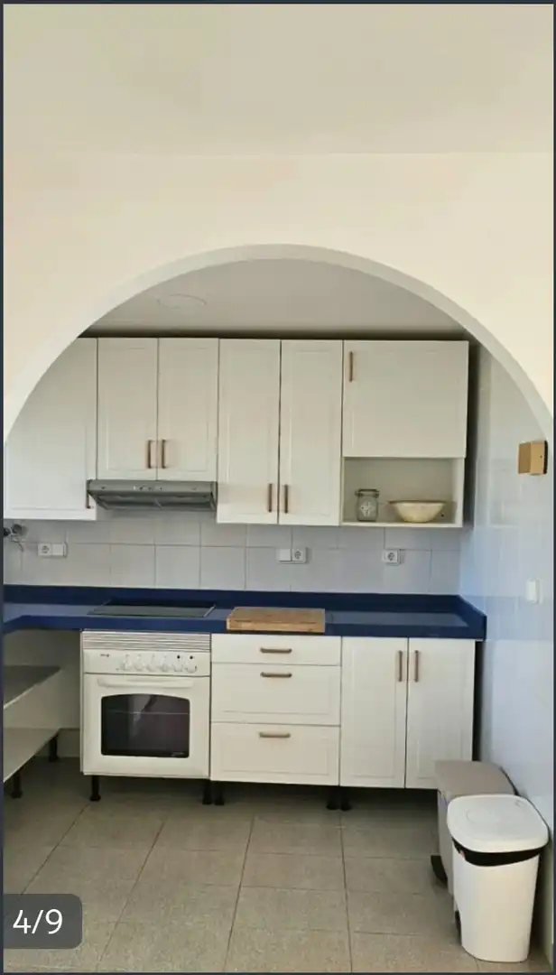 Cocina de Apartamento de alquiler en La Manga del Mar Menor con Calefacción, Piscina y Amueblado