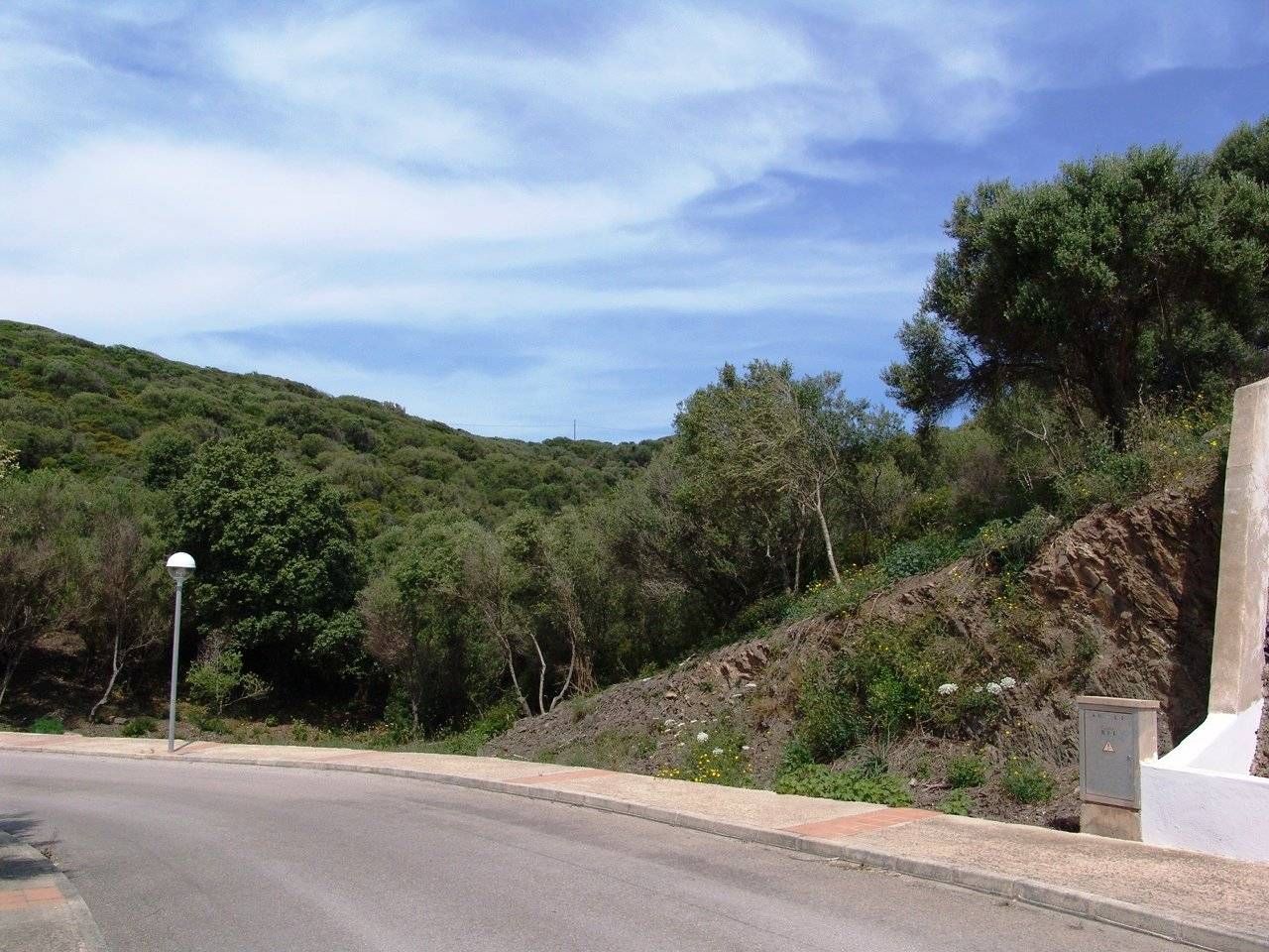 Vista exterior de Terreny industrial en venda en Maó