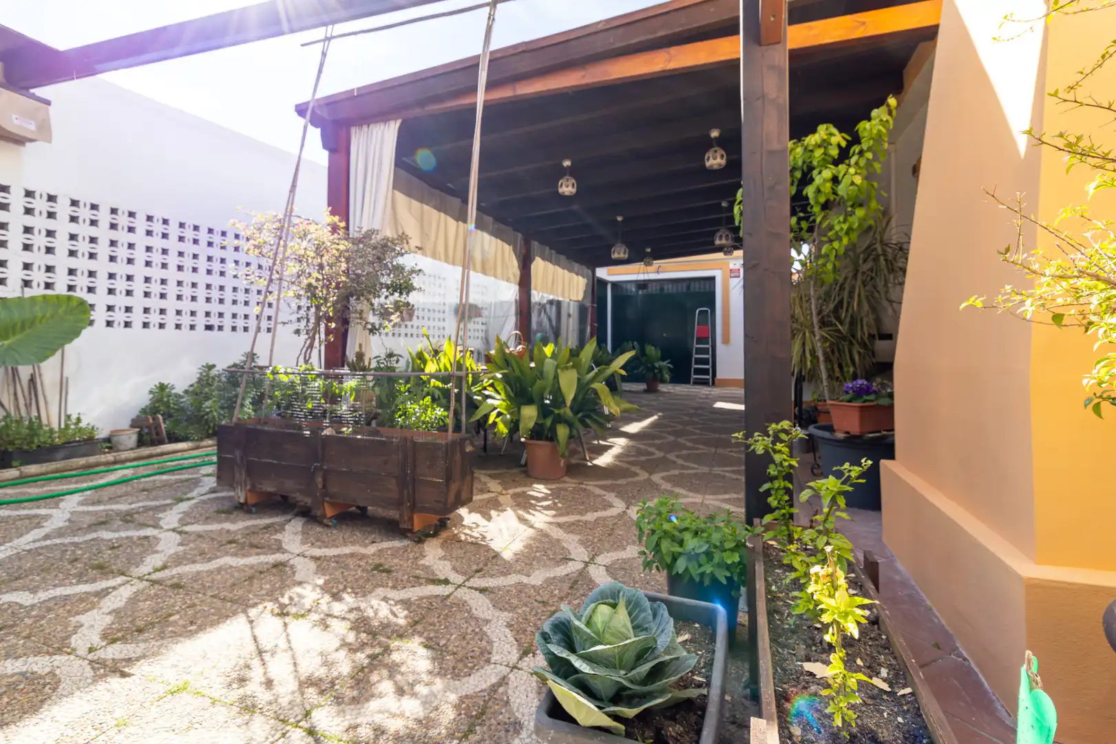 Terraza de Casa o chalet en venta en Bollullos de la Mitación con Aire acondicionado, Calefacción y Jardín privado