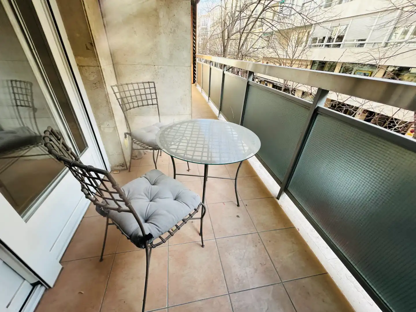 Terraza de Piso de alquiler en Madrid con Aire acondicionado, Calefacción y Parquet