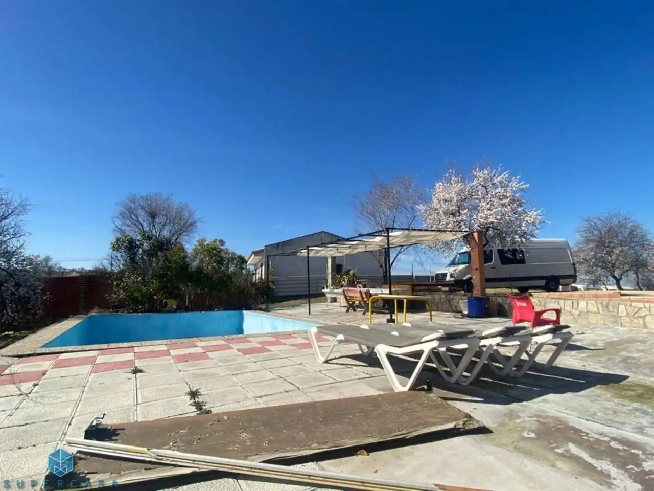Piscina de Casa o xalet en venda en Toledo