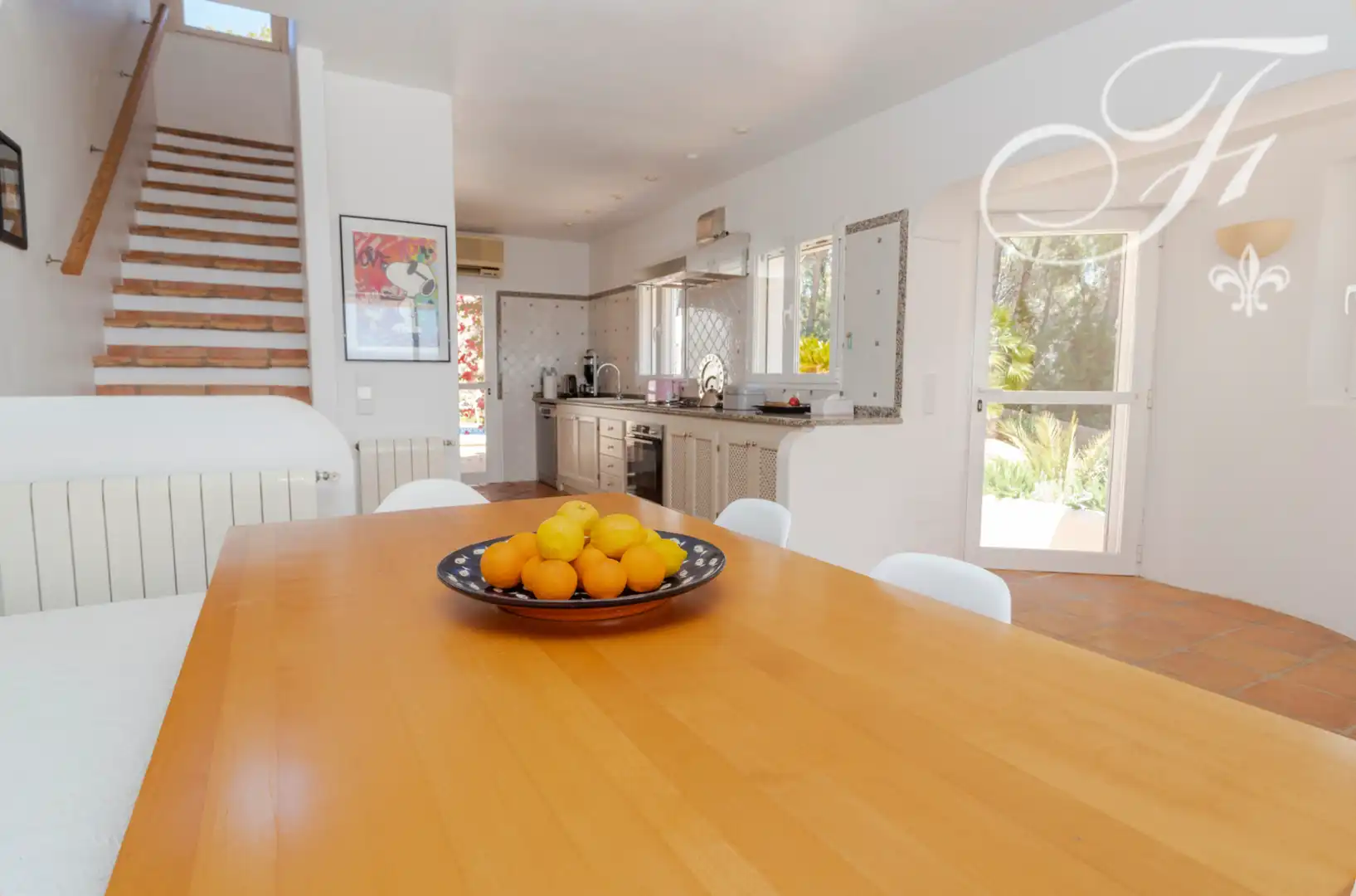 Comedor de Casa adosada en venta en Santa Eulària des Riu con Aire acondicionado, Jardín privado y Terraza