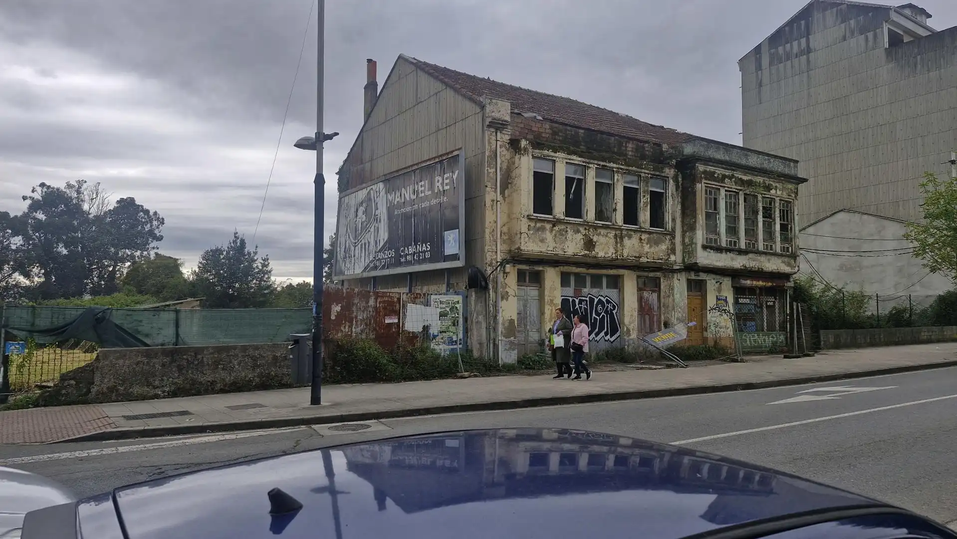 Exterior view of Industrial land for sale in Ferrol