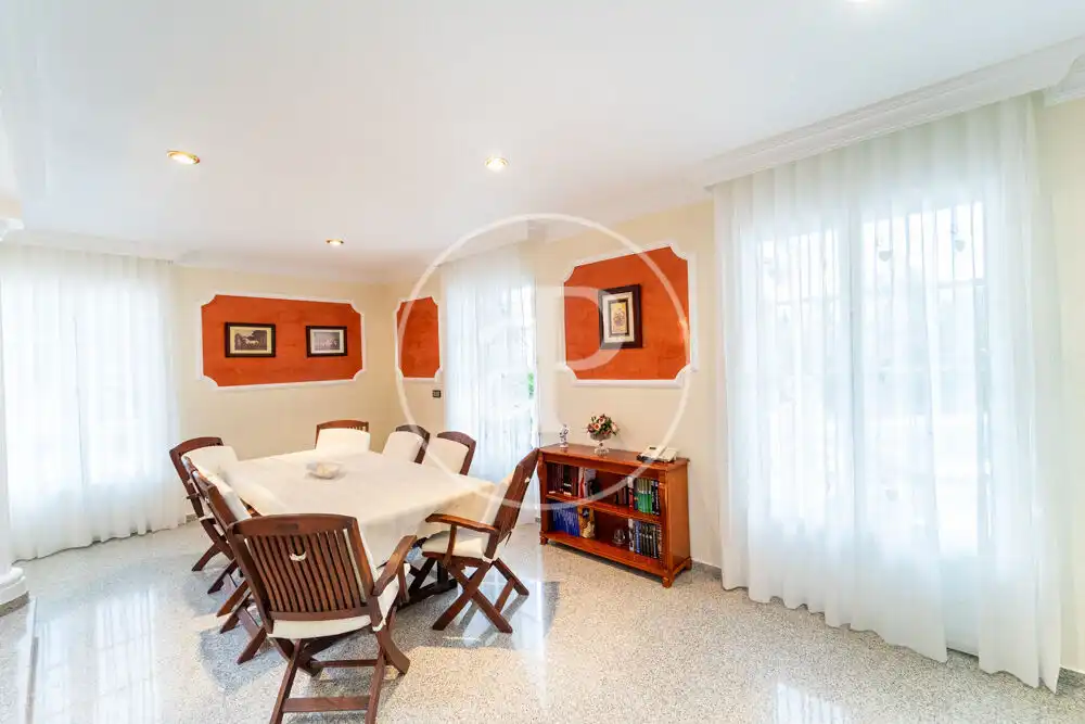 Dining room of Houses for sale in San Vicente del Raspeig / Sant Vicent del Raspeig  with Air Conditioner, Heating and Private garden