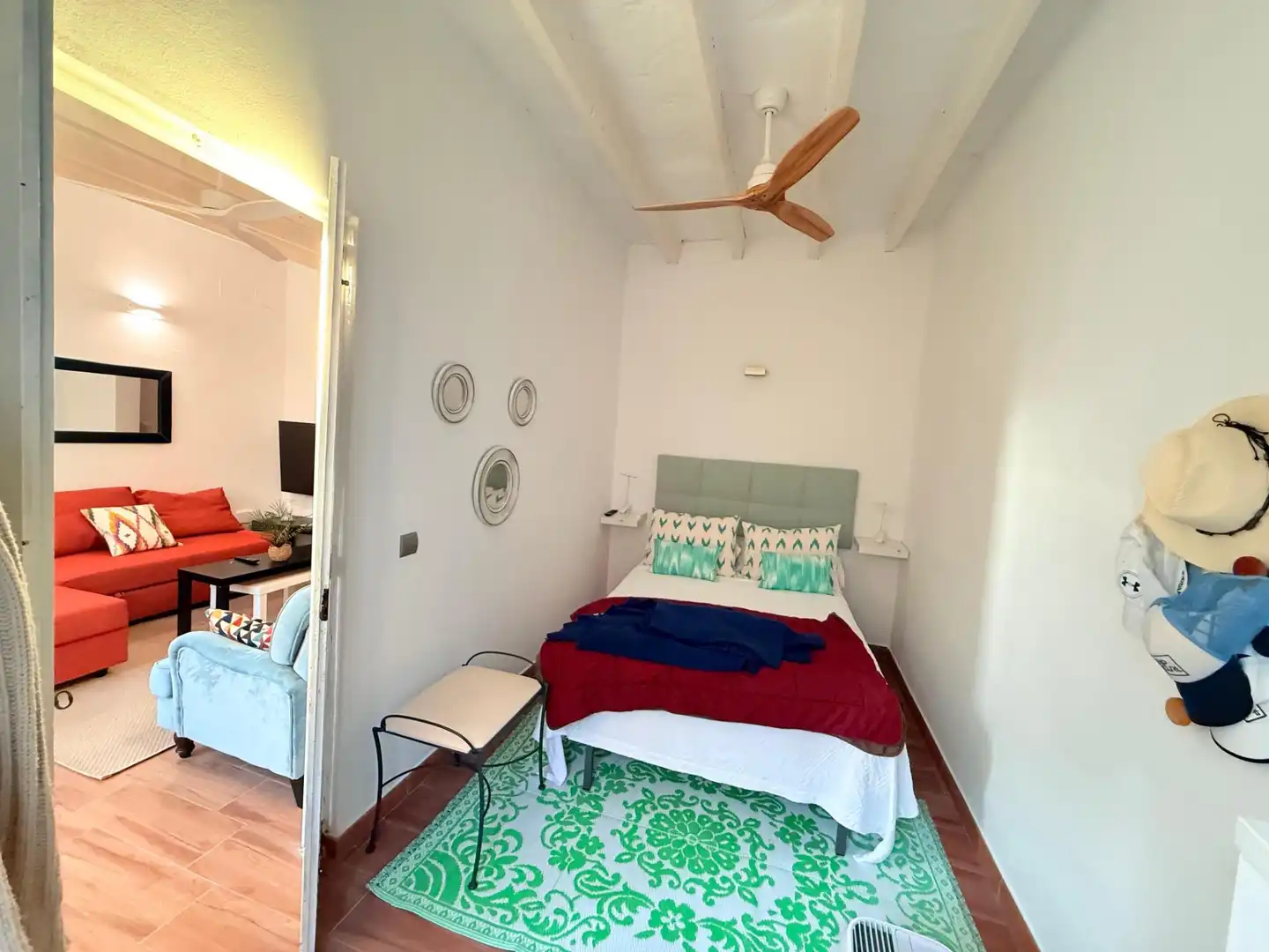 Schlafzimmer von Einfamilien-Reihenhaus zur Miete in Felanitx mit Klimaanlage, Heizung und Terrasse
